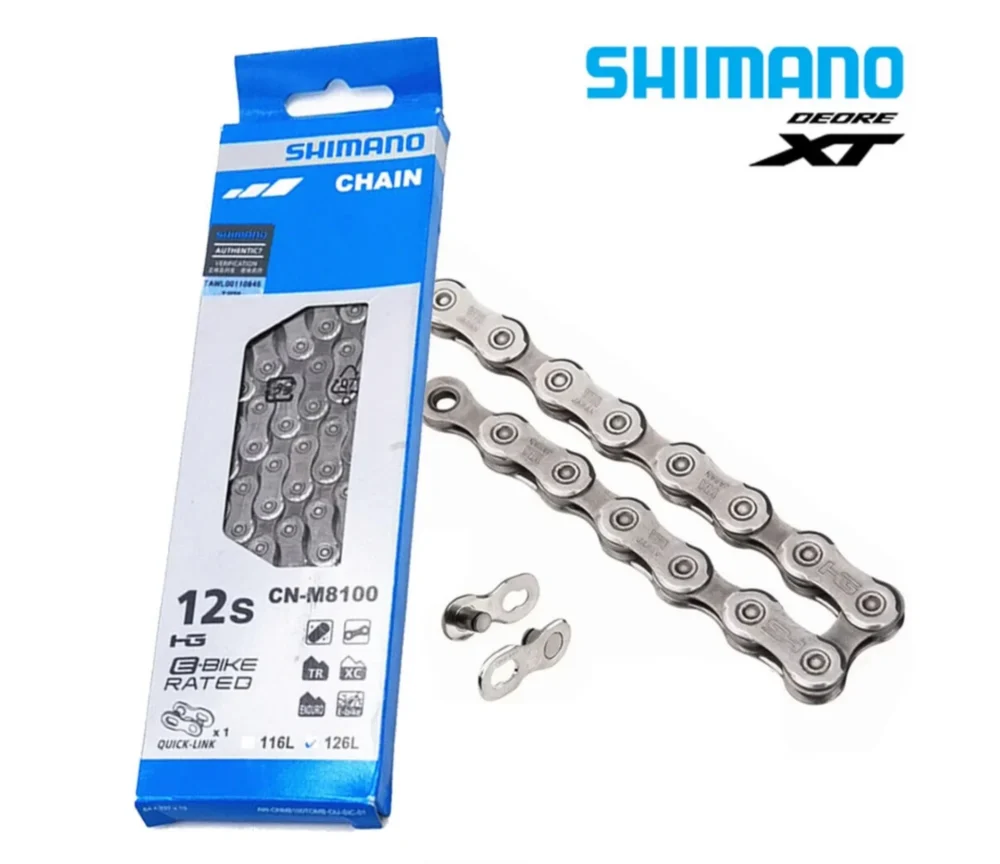 SHIMANO HYPERGLIDE+ CHAIN 12s CN-M8100 126L